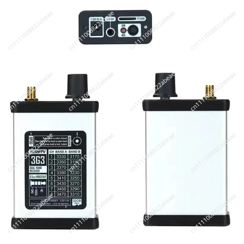 For Rushfpv vrx with dvr 1.3 1.2g receiver with card recording