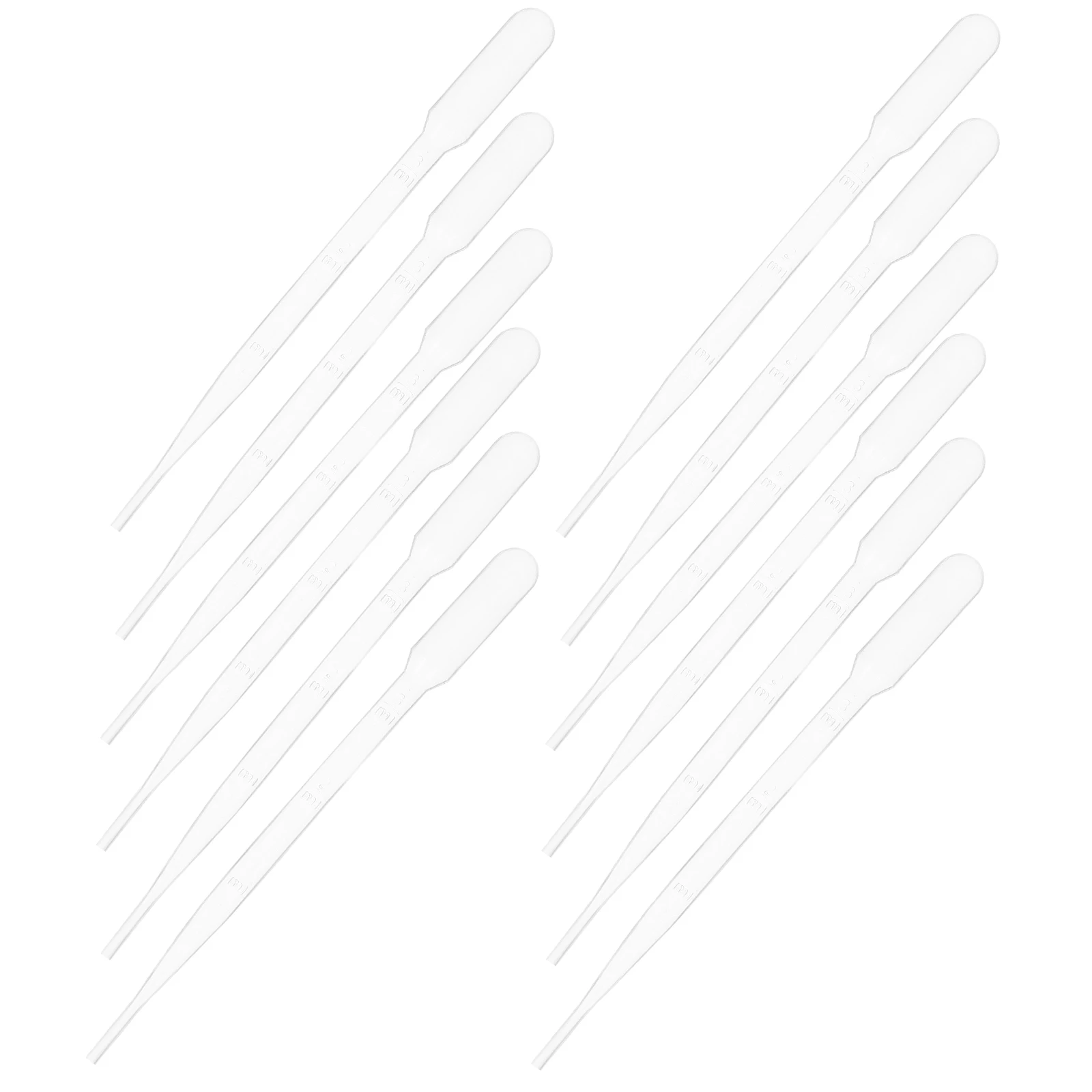 

100pcs Clear Dropper Pipette 3ml Calibrated Laboratory Droppers for Essential Oils Transfer Craft Projects Plastic
