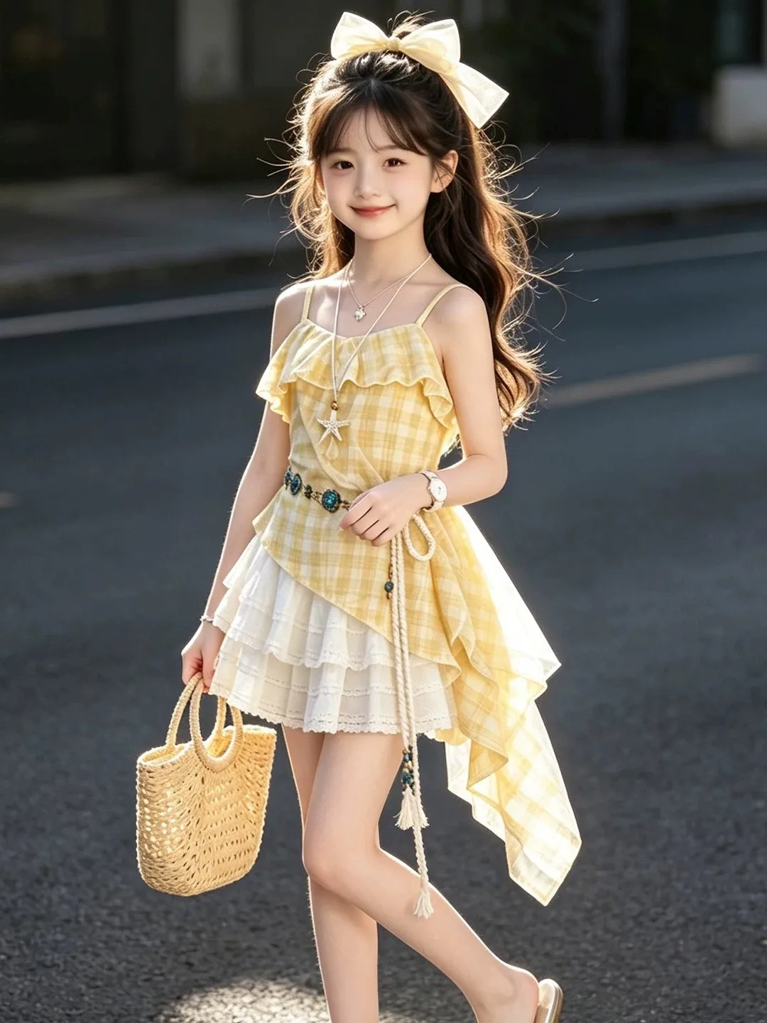 conjunto-de-vestido-de-verano-de-algodon-de-manga-corta-para-ninas-estilo-dulce-y-lindo-ropa-infantil-de-dos-piezas-suave
