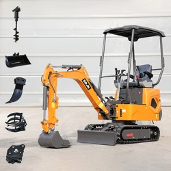 Multi functional small excavator 1 ton 1.2 ton EPA Kubota engine household new crawler excavator China small excavator Customize