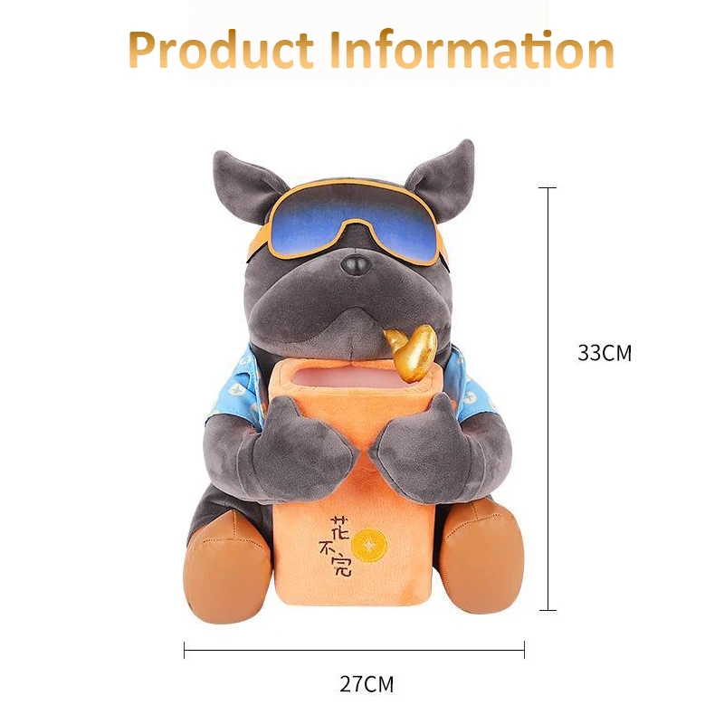 Cartoon Cute Car Tissue Box Creative Car Armrest Box Garbage Can 2 In 1 Tissue Bag Multi-functional Storage Bag For Home Office