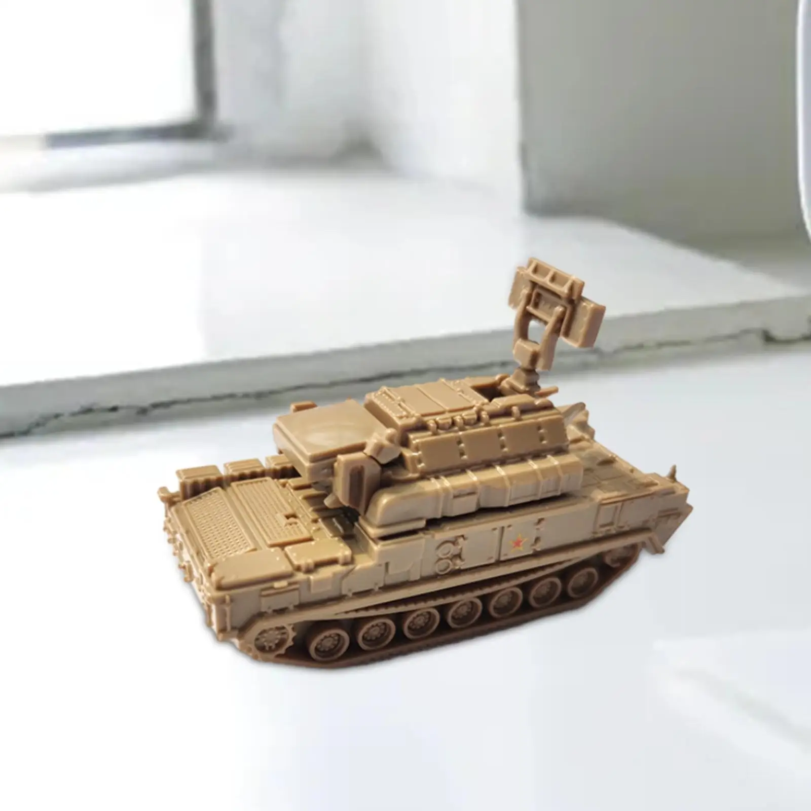 1/144 Scale Miniature Building Model Kits Puzzles DIY Assemble Armored Tank Model for Display Gift Collectibles Boys Children