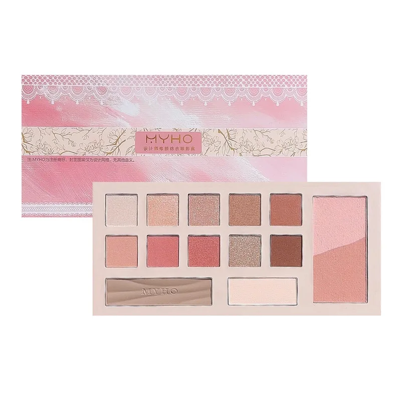 

MYHO Designer Comprehensive Eyeshadow Palette Blush Highlight Contouring All-In-One Play Makeup Flowing Style
