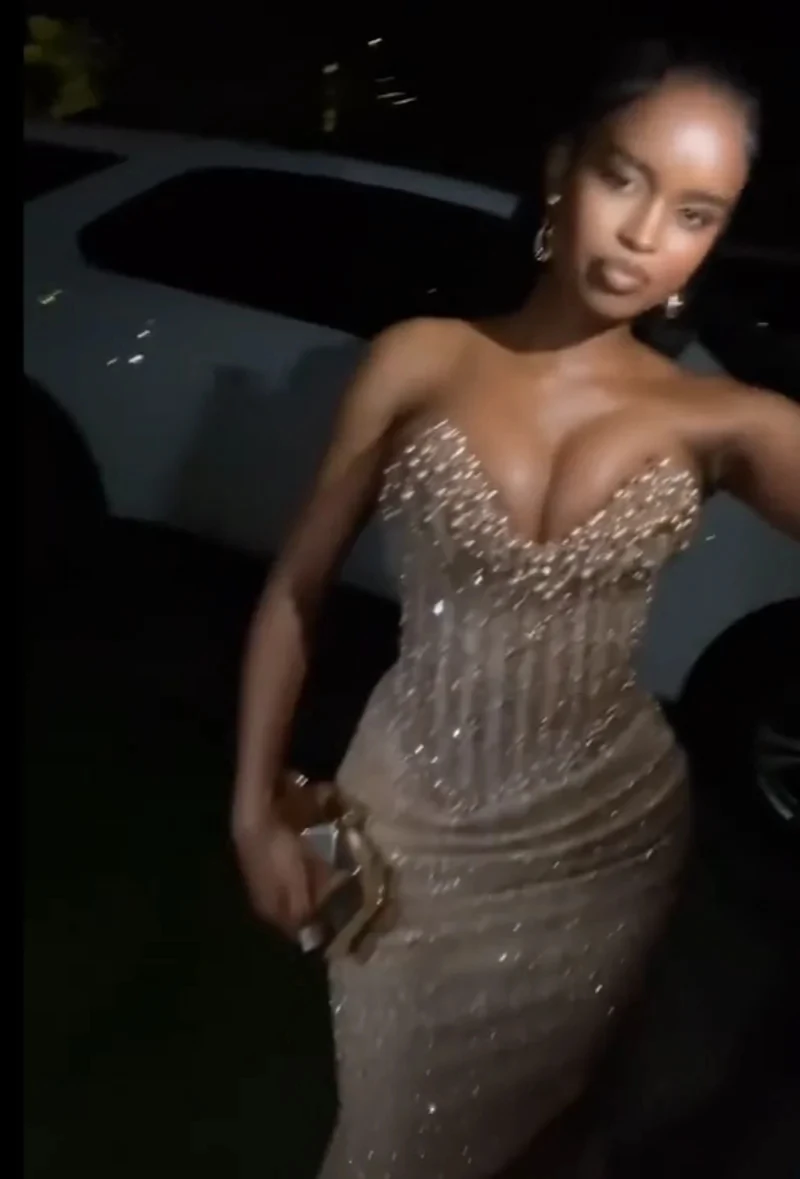 Lange Ballkleider für schwarze Mädchen, Meerjungfrau-Stil, glitzernde Perlen, amerikanisch-afrikanische Abendkleider, Geburtstagsparty-Robe, individuell gestaltet