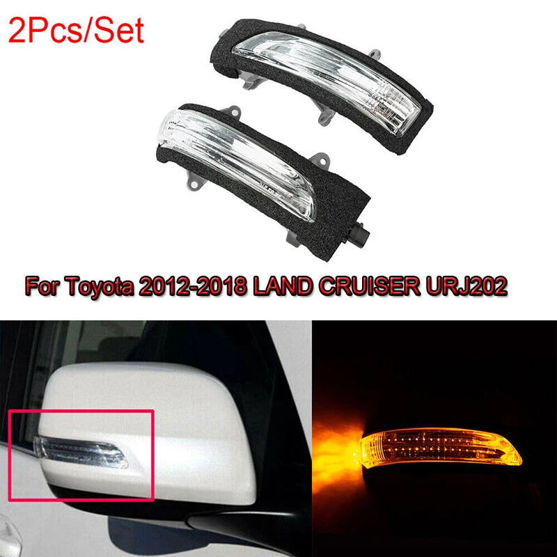 Rearview Side Mirror Light Left Right Fit For Toyota LAND CRUISER PRADO GRJ150 LED Turn Signal Indicator Lamp Car Accessories