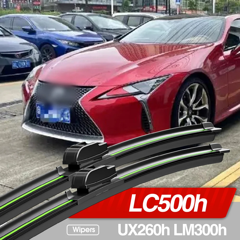 Para lexus lc500h ux260h lm300h 2018-2023 lâminas de limpador de pára-brisa dianteiro 2 pçs acessórios da janela do pára-brisas 2019 2020 2021 2022