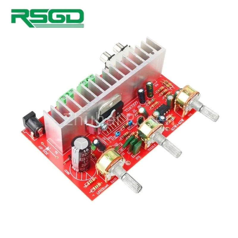 TDA7377 DX7377 DC12V 40W*2 Car DIY Stereo Amplifier Module Dual Channel Amplifier Board Finished Product Amplificado For Speaker