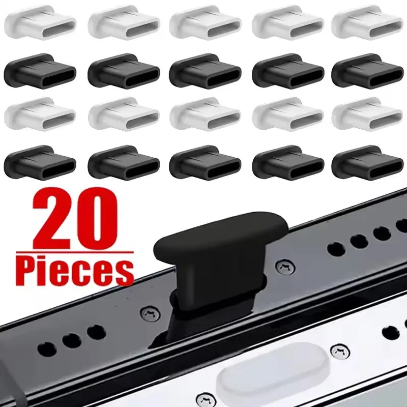 

Type-C Silicone Dust Plugs Phone USB Charging Port Protector Cover Type C Anti-dust Cap for Samsung Xiaomi Huawei