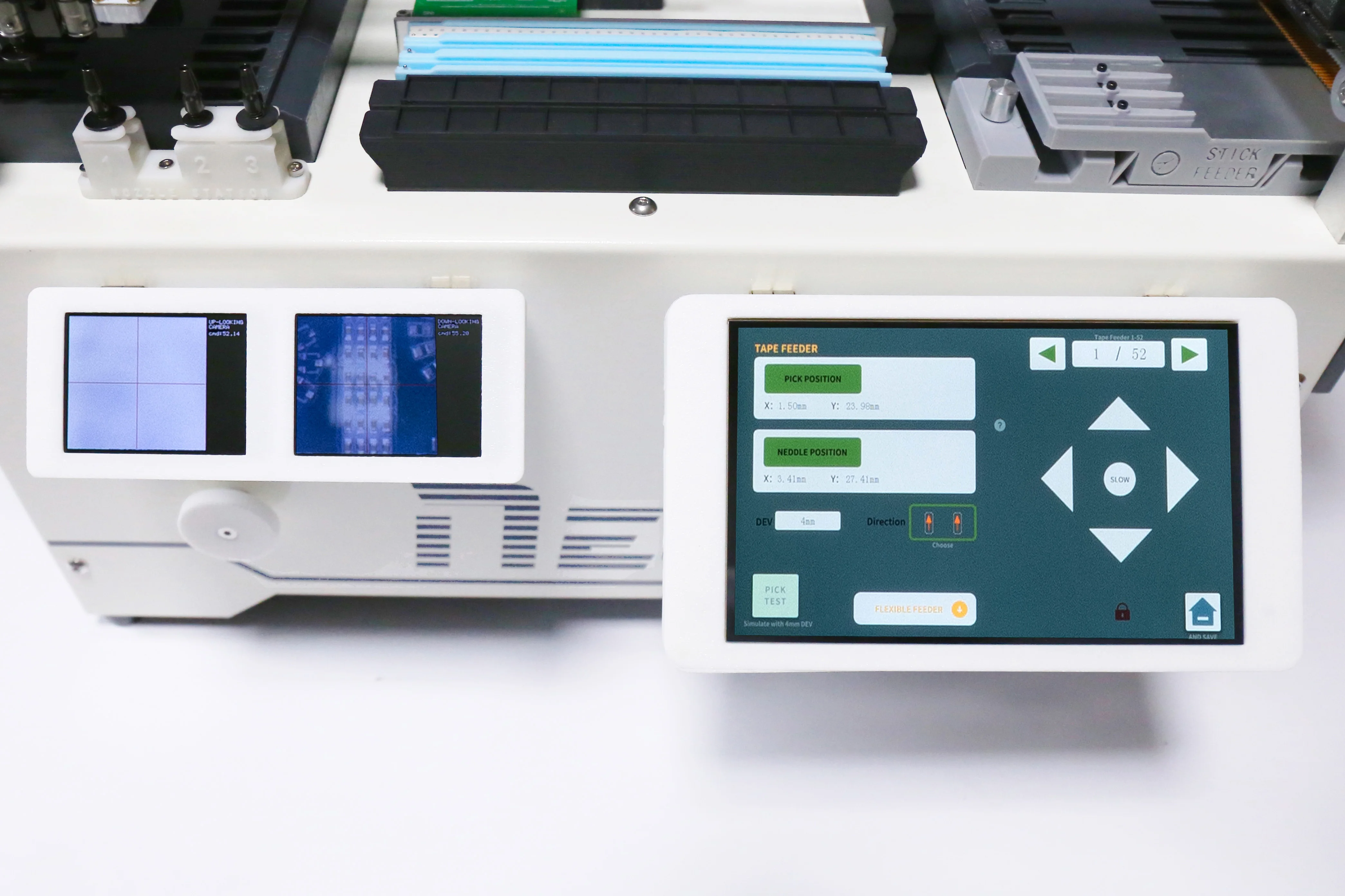 NeoDen YY1 Mini pantalla táctil de 2 cabezales de bajo costo montaje Pcb automático producción electrónica pequeña máquina de recogida y colocación Smt Smd