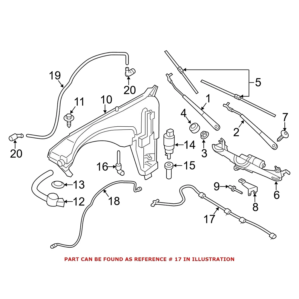 

Новая цепь насадки для лобового стекла, распылитель омывателя лобового стекла, струйная система 61667275171 61664849598 для BMW X5 E70 2006-2013