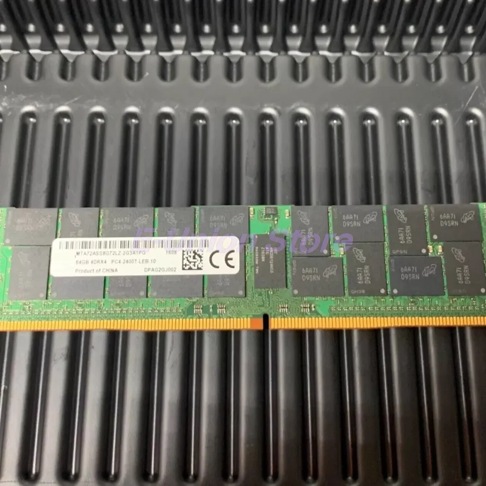 

1 Pcs For MT RAM 64GB 64G DDR4 2400 4DRX4 ECC REG LRDIMM MTA72ASS8G72LZ-2G3A MTA72ASS8G72LZ Memory