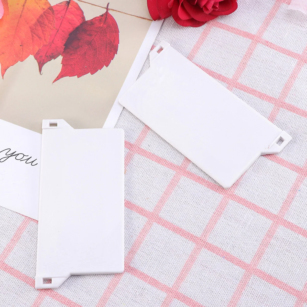 

10pc 89Mm Vertical Blind Bottom Weights White Plastic Slats For Living Room Bedroom Bathroom Kitchen Pvc Fittings Roller Blind