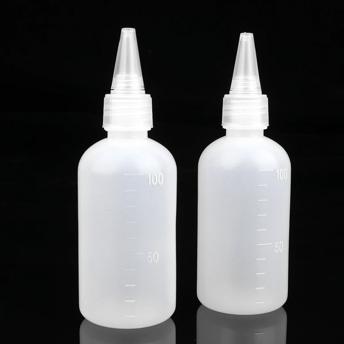 

10 Pcs 100Ml Transparent Squeeze Bottles Lotion Dispenser Refillable Travel Containers EcoFriendly Material Durable White Funnel