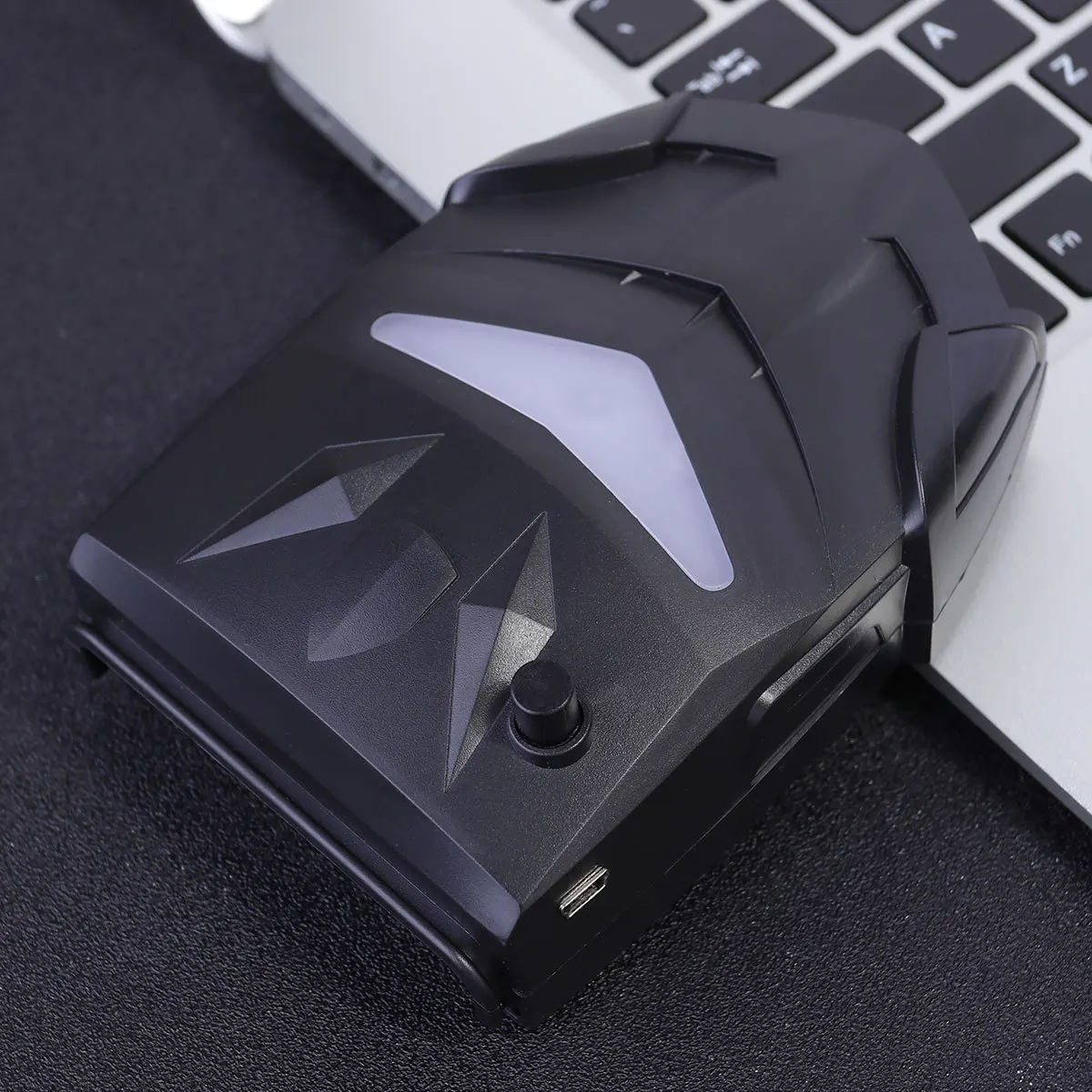 

Side Suction Black Computer Radiator USB Air Draft Cooling Fan Laptop Heat Sink Quiet Computer Accessories Laptop Radiator