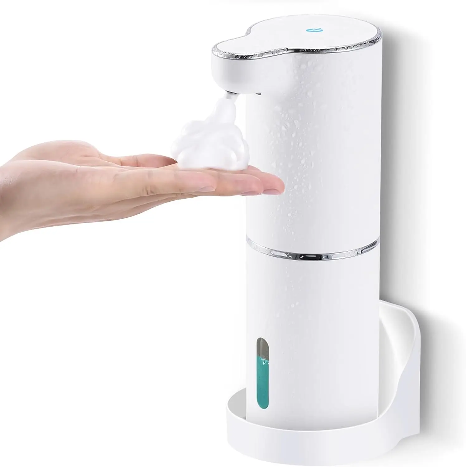 Automatic Inductive Soap Foaming Hand Soap Dispenser Touchless Foam Soap Dispenser Rechargeable Bathroom Countertop Soap Pump