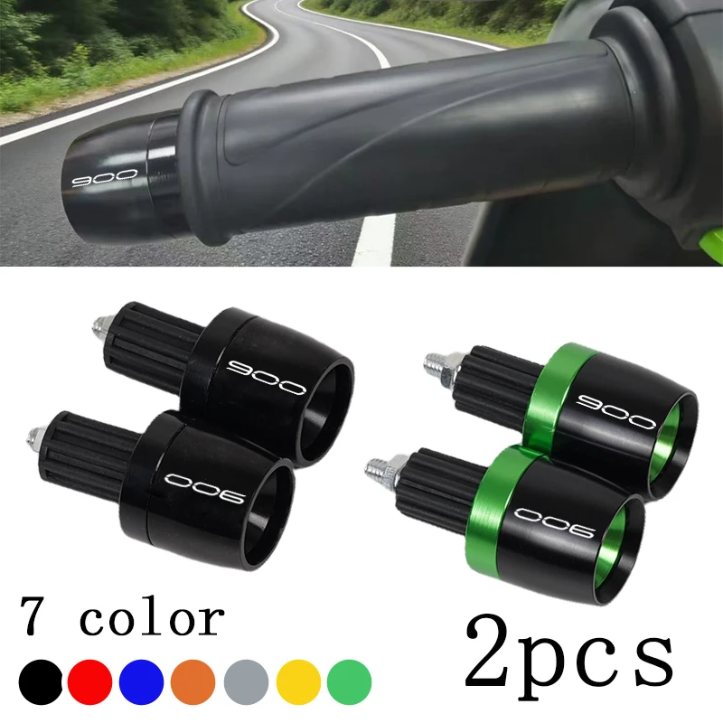 Image of Für Kawasaki Z900 Z900RS Z900SE Z900RS SE 2017-2023 2024 2025 CNC Aluminium Motorrad Lenker Griffe Griff bar Kappe End Stecker