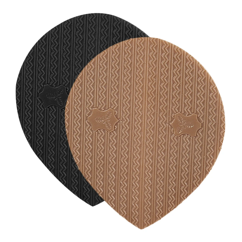 

2 Pcs Sole Accessories Materials Non-skid Pads for Shoes Repair Large Heel Anti-slip Protectors