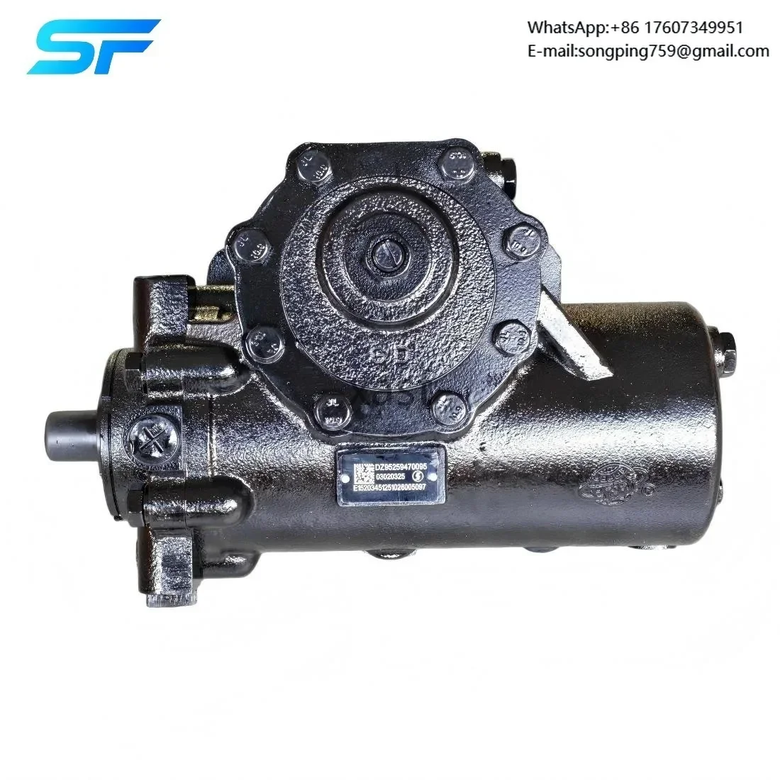 Shacman Steering Gear Assembly DZ95259470095 Heavy Duty Truck Parts for Aolong Delong F3000 X3000 X5000 X6000 M3000
