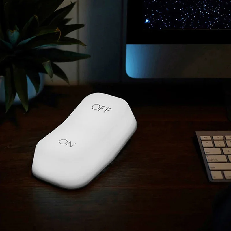 LED Gravity Sensor Switch Night Lights Creative Energy-saving USB Charging Cabinet Bedroom Atmosphere Adjustable Night Lamp