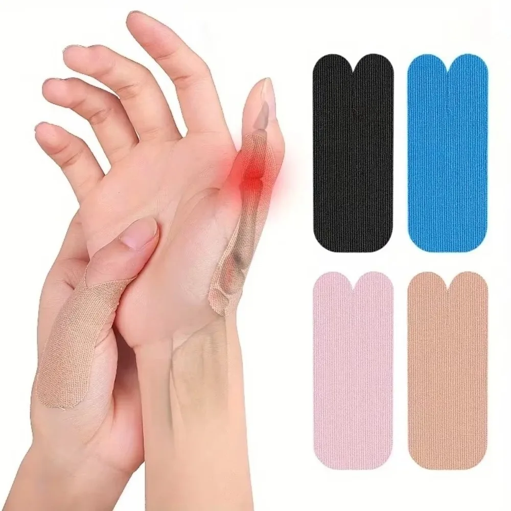 20pcs Women Elastic Kinesiology Tape Breathable Self-adhesive Muscle Patch Cotton Multi-colored Joint Patches Toes Protection