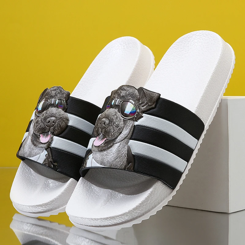 Summer Children Slippers Kids Stripe Design Indoor Home Shoes Waterproof Outdoor Sandal Breathable Slippers Boys Girls Flip Flop