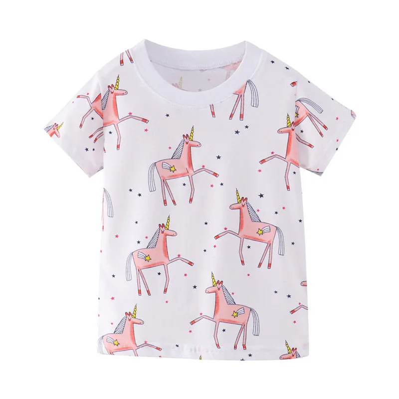 Jumping Meters 2-7T Boys Aircraft Embroidery Striped Kids T Shirts Summer Children\'s Clothing Fashion Baby Tees Tops