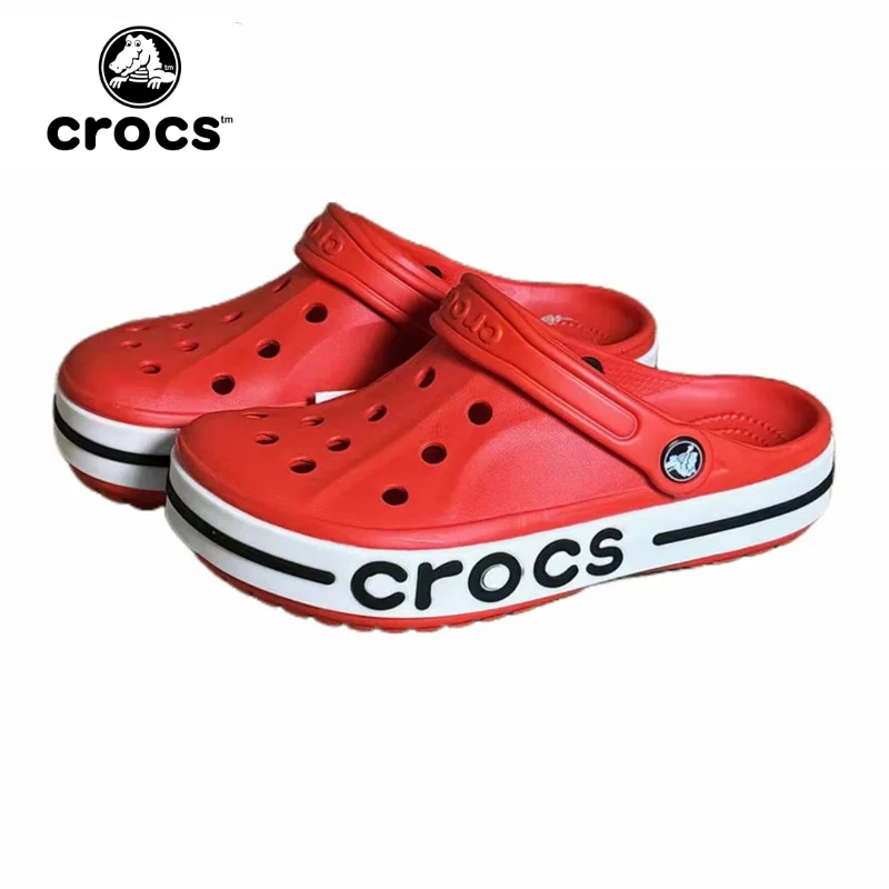 Crocs série clássica chinelos verão praia à prova dwaterproof água eva macio sandálias de praia ao ar livre feminino masculino não deslizamento crocs sapatos