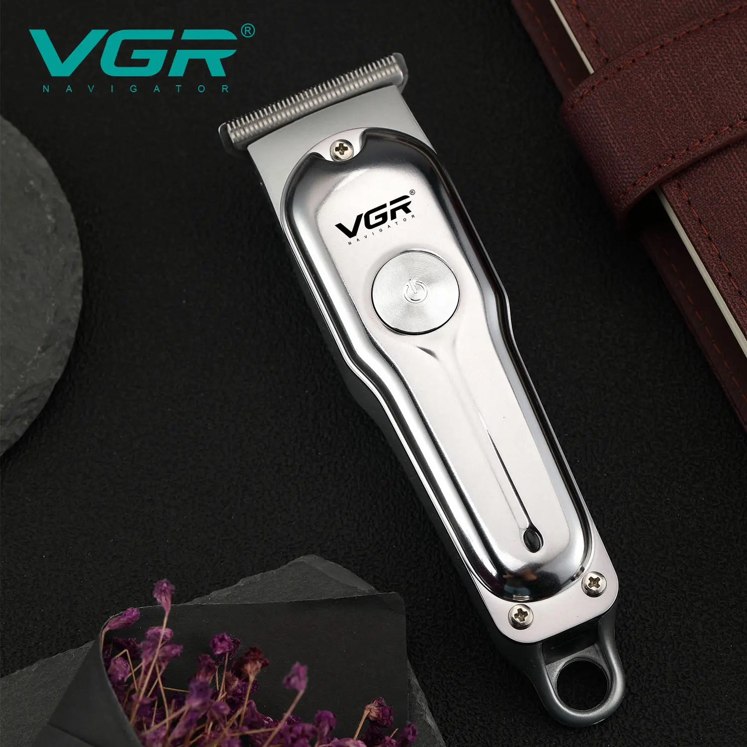 VGR 071 Hair Trimmer Professional Hair Clipper Rechargeable Hair Cutting Machine T-Blade Cordless Portable Trimmer for Men