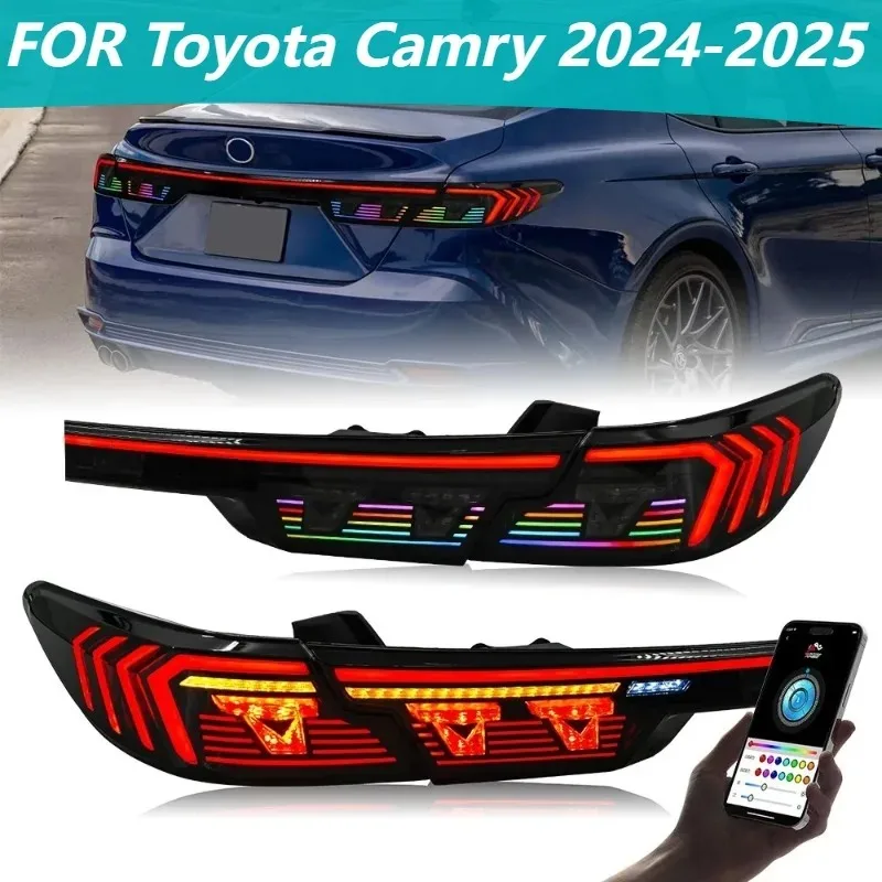 

For Toyota Camry 2024-2025 LED Tail Lights Plug and Play Rear Lamp Set
