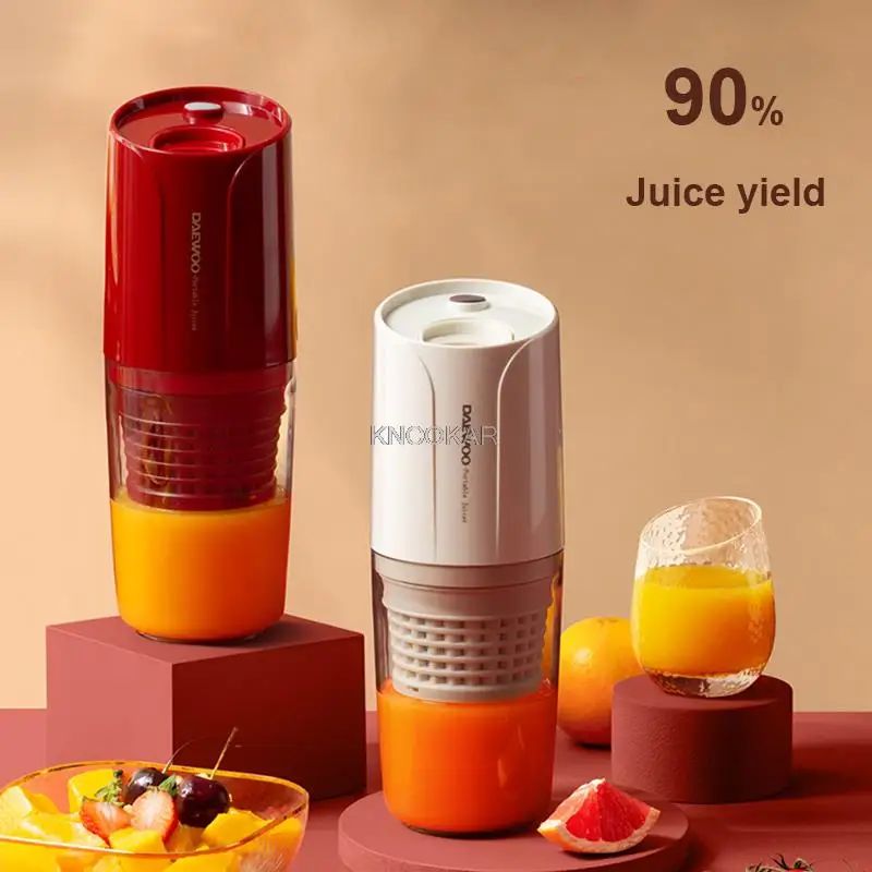 Juice Maker 180ml USB Slow Juicer Screw Cold Press Extractor Portable Blender Friut Vegetable Slow Auger Juicer Orange Squeezer
