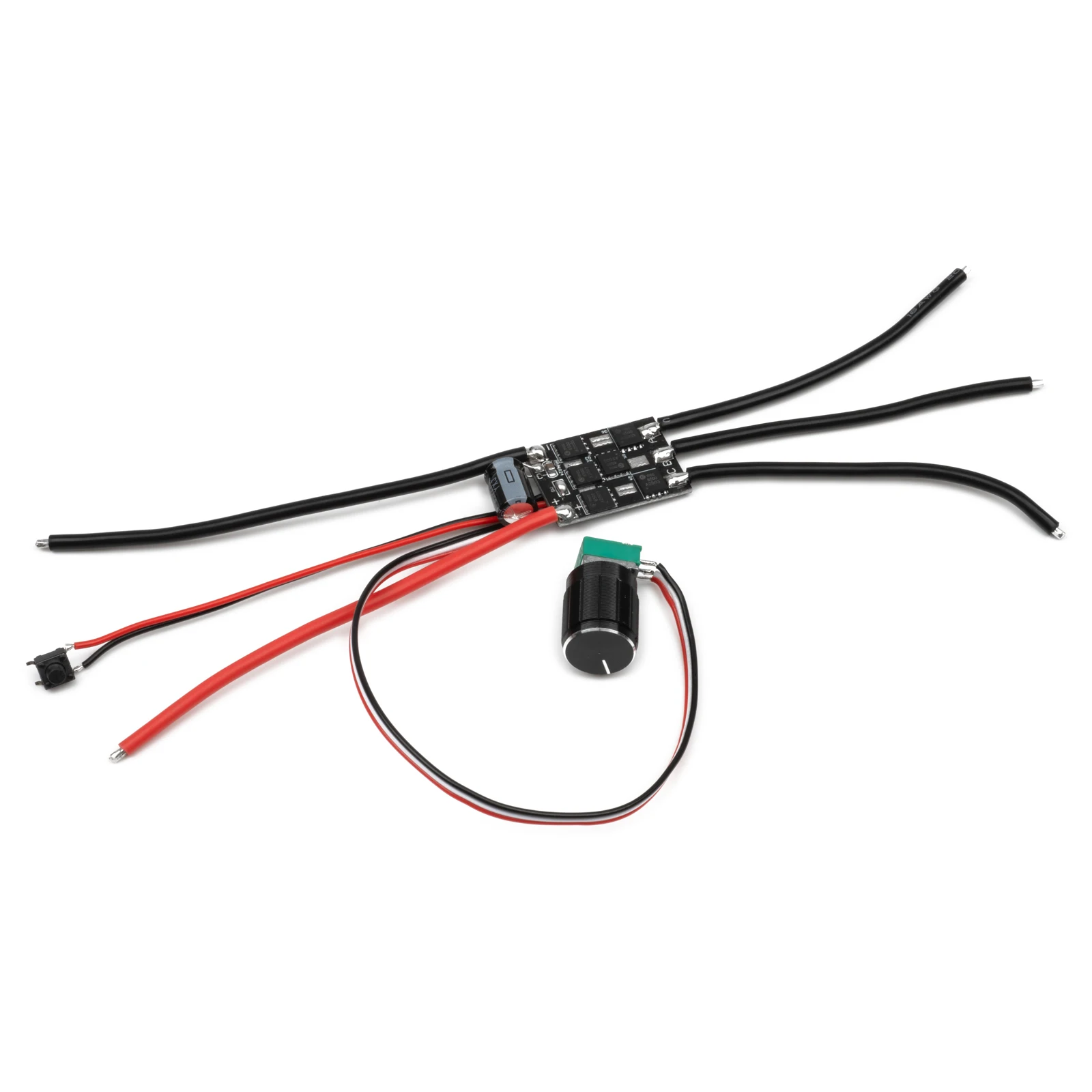 RCXAZ 30A Bürstenloser ESC-Controller, multifunktionaler bürstenloser Regler für RC-Modellboot/Panzer/Auto, Ersatzteile für gebürstete Motoren