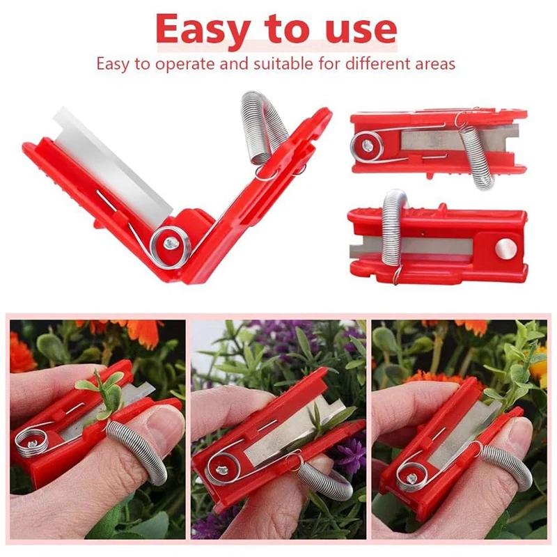 Multifunctional Gardening Thump Knife Garden Finger Fruit Picker Thumb Cutter Knife, Garden Cutter