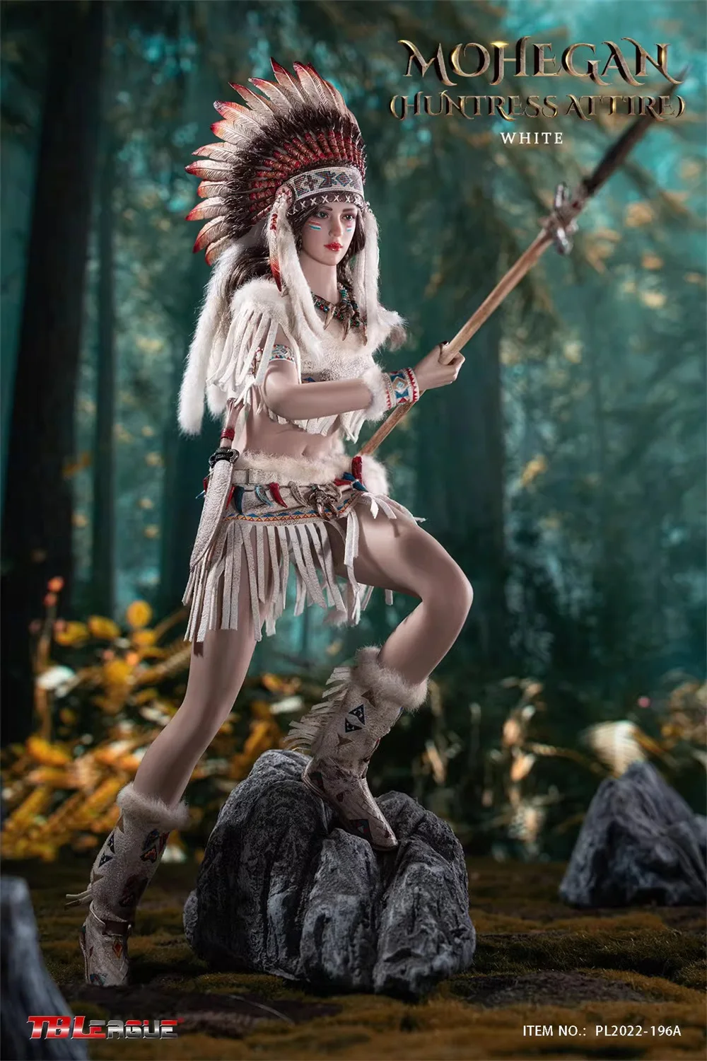 

1/6 TBLeague PL2022-196A Mohegan Female Hunters White Version Full Set Moveable Action Figure For Fans Collect In Stock