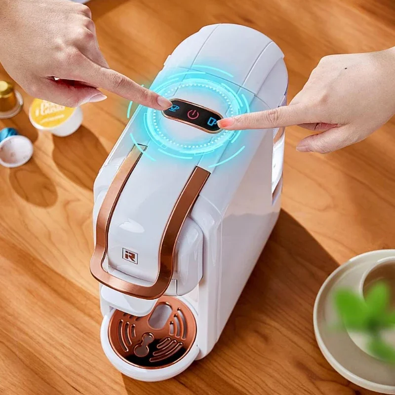 220V Capsule Coffee Machine Automatic Mini Portable Home Office Coffee Powder/capsule Universal آلات لتحضير القهوة  에스프레소 머신