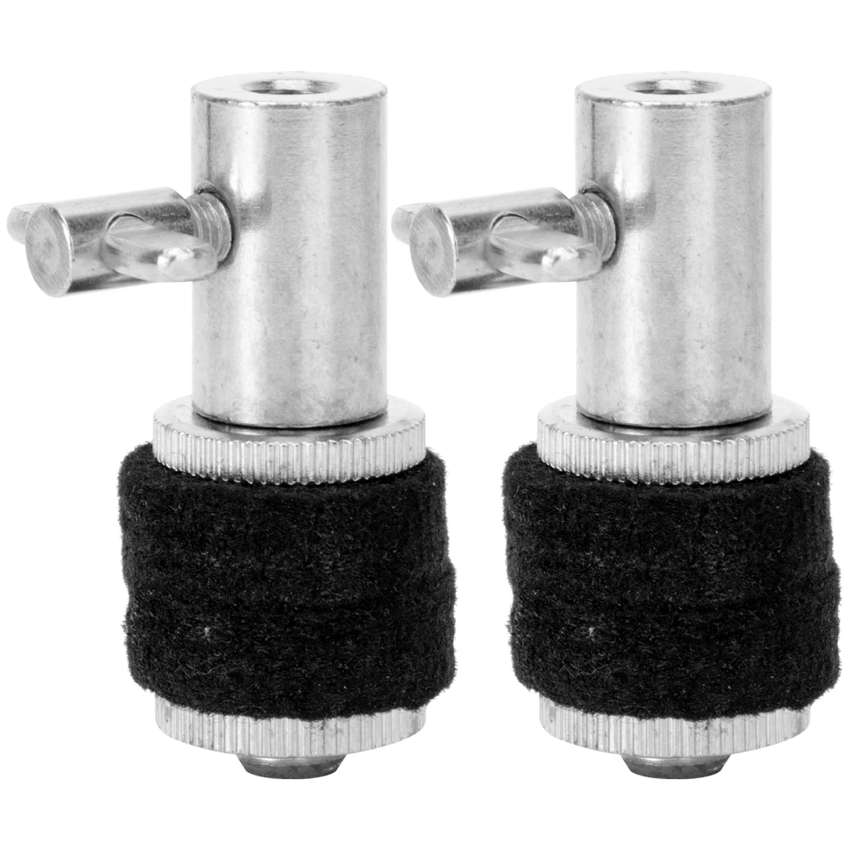 

2Pcs Professional -Hat Clutch Hat Cymbal Stand Jazz Drum Percussion Accessories Metal Tool Parts WC01 Black