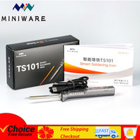 Miniware TS101 Soldering Iron TS100 Upgrade Original Portable Adjustable Temperature Digital Solder Station Tip TS-BC2 PD3.1 90W