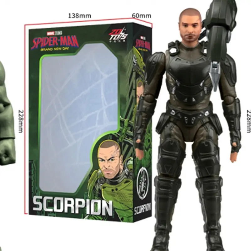 New ZD Toys MARVEL INFINITE ACTION S SERIES Spider-Man BRAND NEW DAY Action Figures HULK SCORPION BOOMERANG TOYS - view 4
