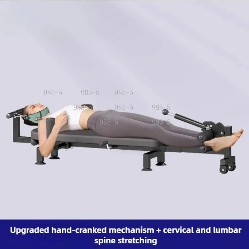 Electric Inversion Table Spinal Decompression Automatic Back Stretcher Lumbar Hamstring Traction Pain Relief Equipment