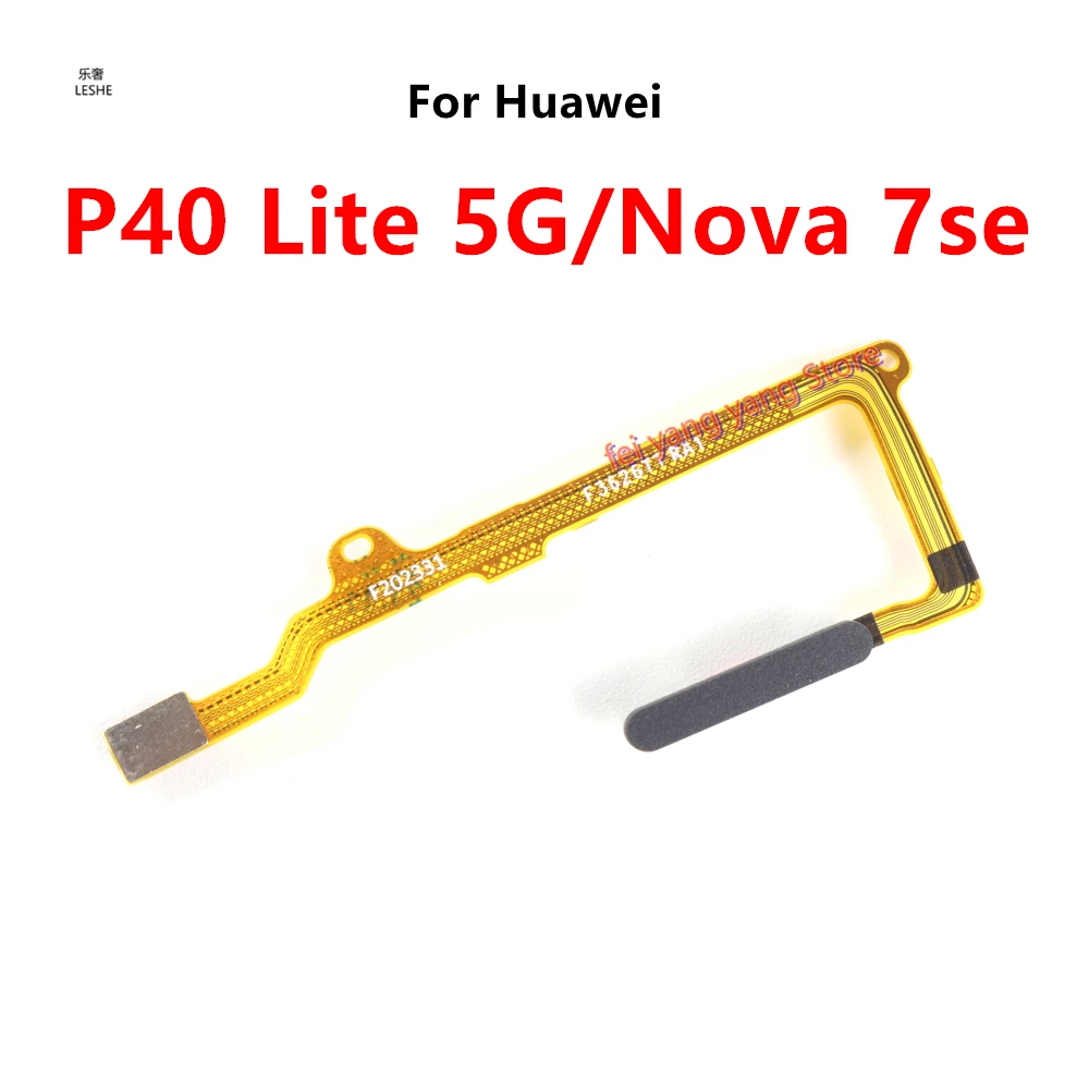

For Huawei P40 Lite 5G Home Button Touch ID Fingerprint Sensor Flex Menu Buttons Flex Cable