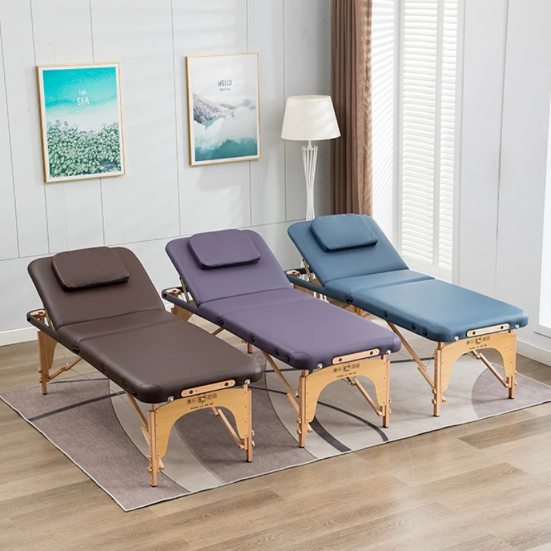 Folding Adjust Massage Table Beauty Physiotherapy Sleep Comfort Massage Table Esthetician Cama Para Masajes Salon Furniture ZSMT