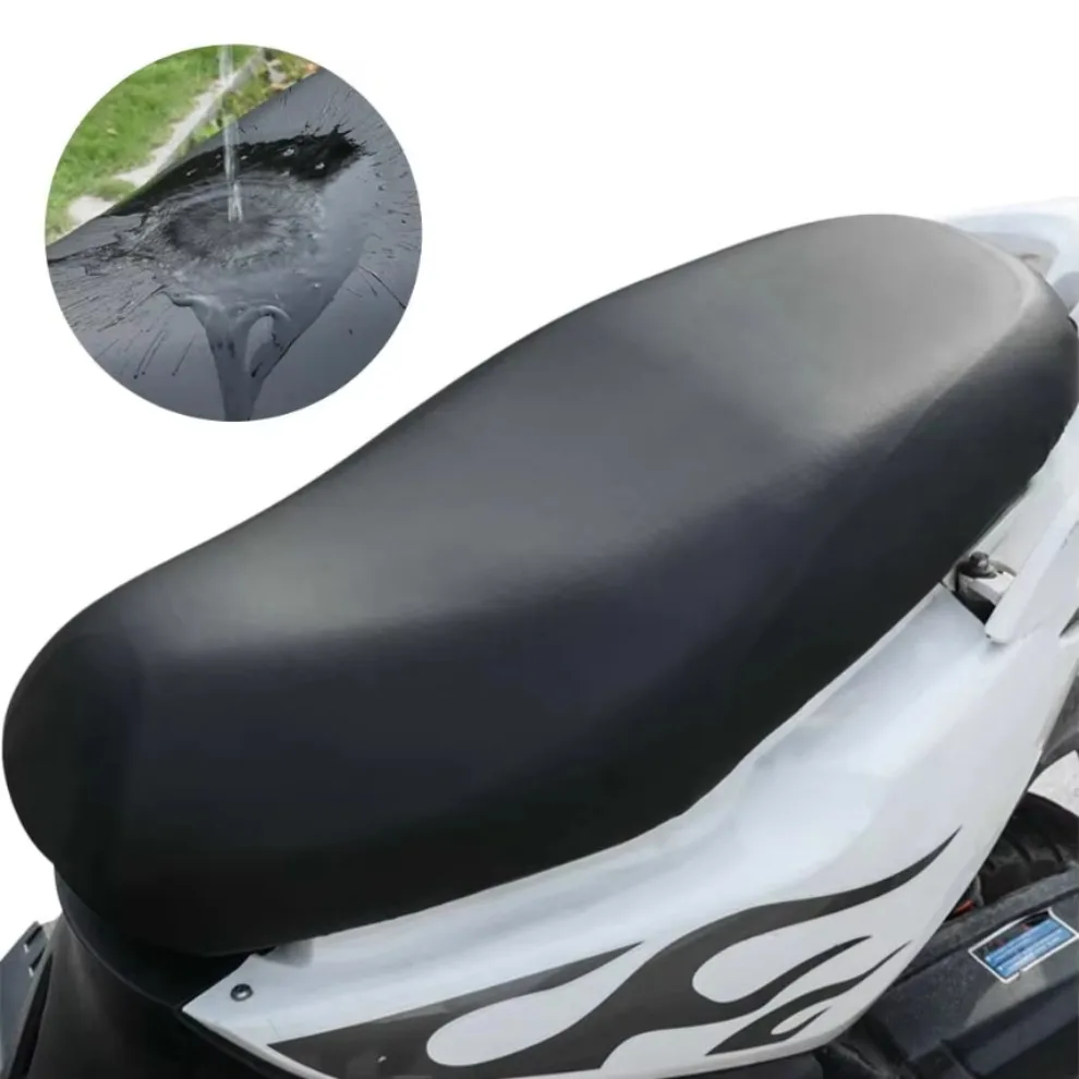 Motorcycle Seat Cover Waterproof Dustproof Rainproof Sunscreen Motorbike Scooter Cushion Seat Cover Protector Accessories 1pc