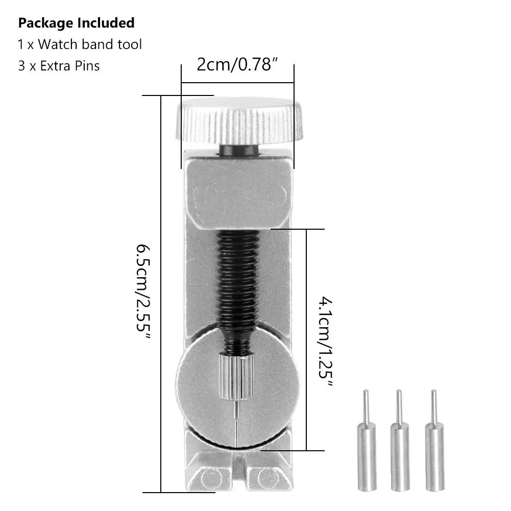 Watch Strap Hand Shortening Extendable Removal Repair Tool Kit Replacement Watchmaker Holder Band Pin Mounting Professional Set