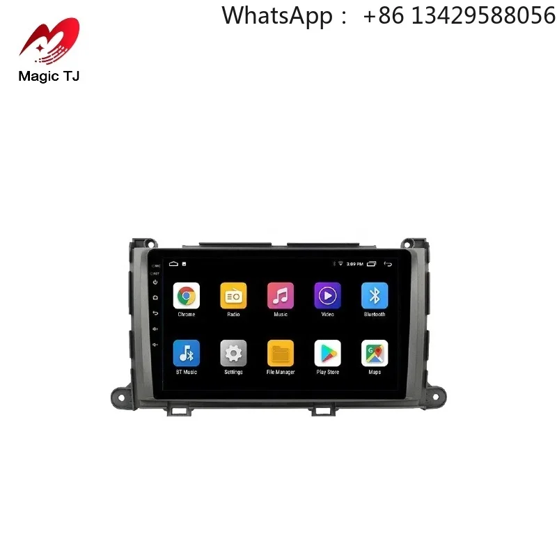 

Suitable for Toyota Sienna 2011-2013 Android Large Screen Navigation GPS Reversing Image CarPlay 4 Cores
