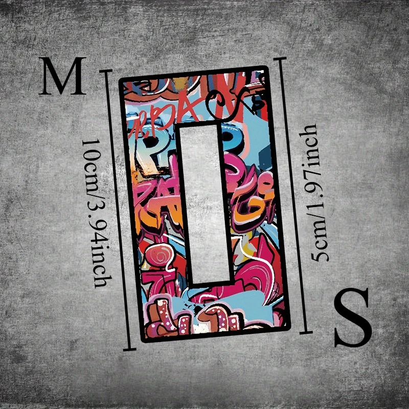 2 Pcs Large & Small Graffiti Number 0-9 Sticker Set, Waterproof Vinyl Decals for Motorcycle, Car and Racing