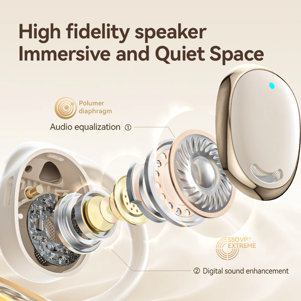 سماعات أذن مترجم 144 لغة، دقة 99%، سماعات أذن للترجمة في الوقت الحقيقي بالذكاء الاصطناعي، سماعة أذن لتعلم الأعمال والسفر