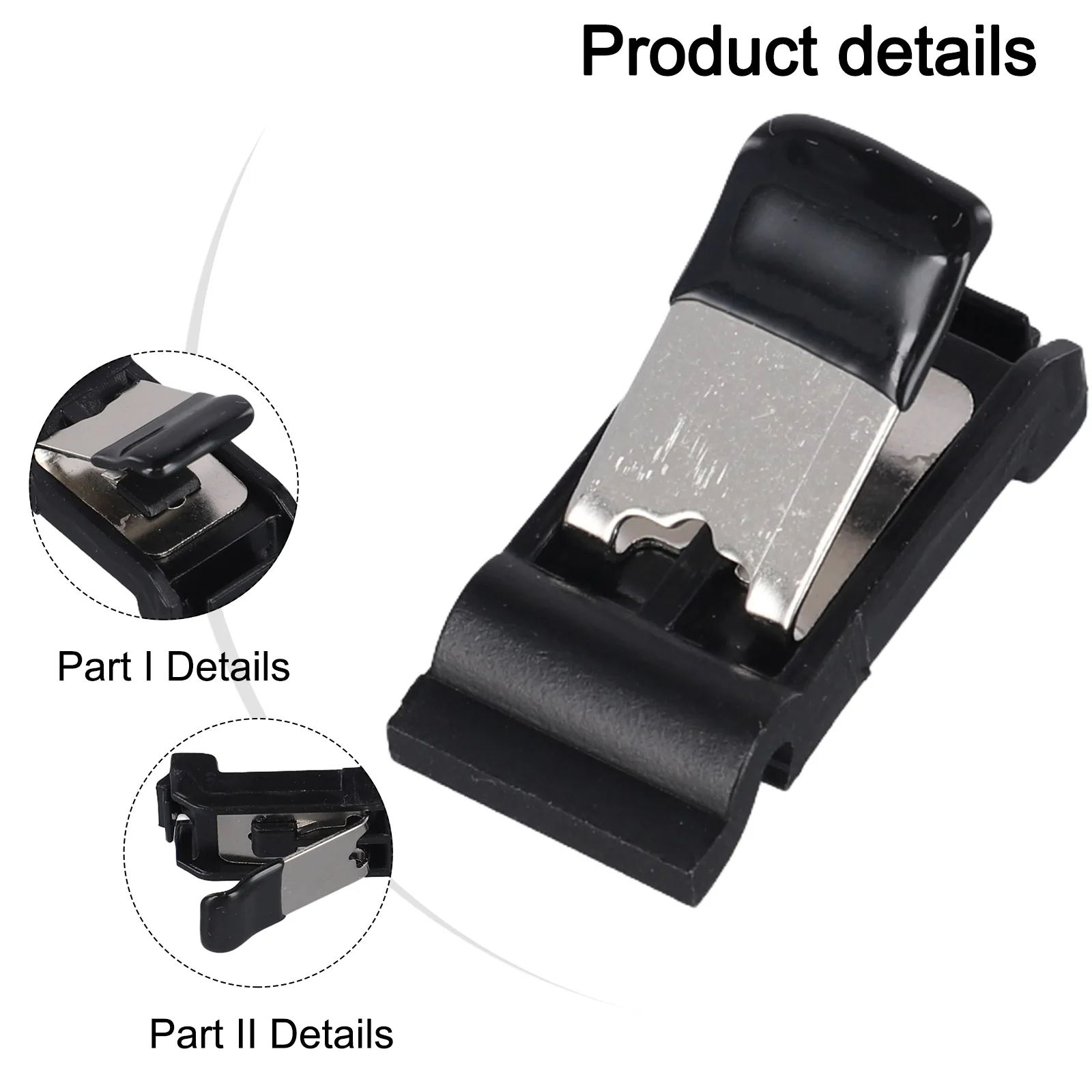 Door Clip Replacement 1921RAV-35040 Car Maintenance ABS Material Black Color Broken Damaged Replacement OEM Number 77360-35040