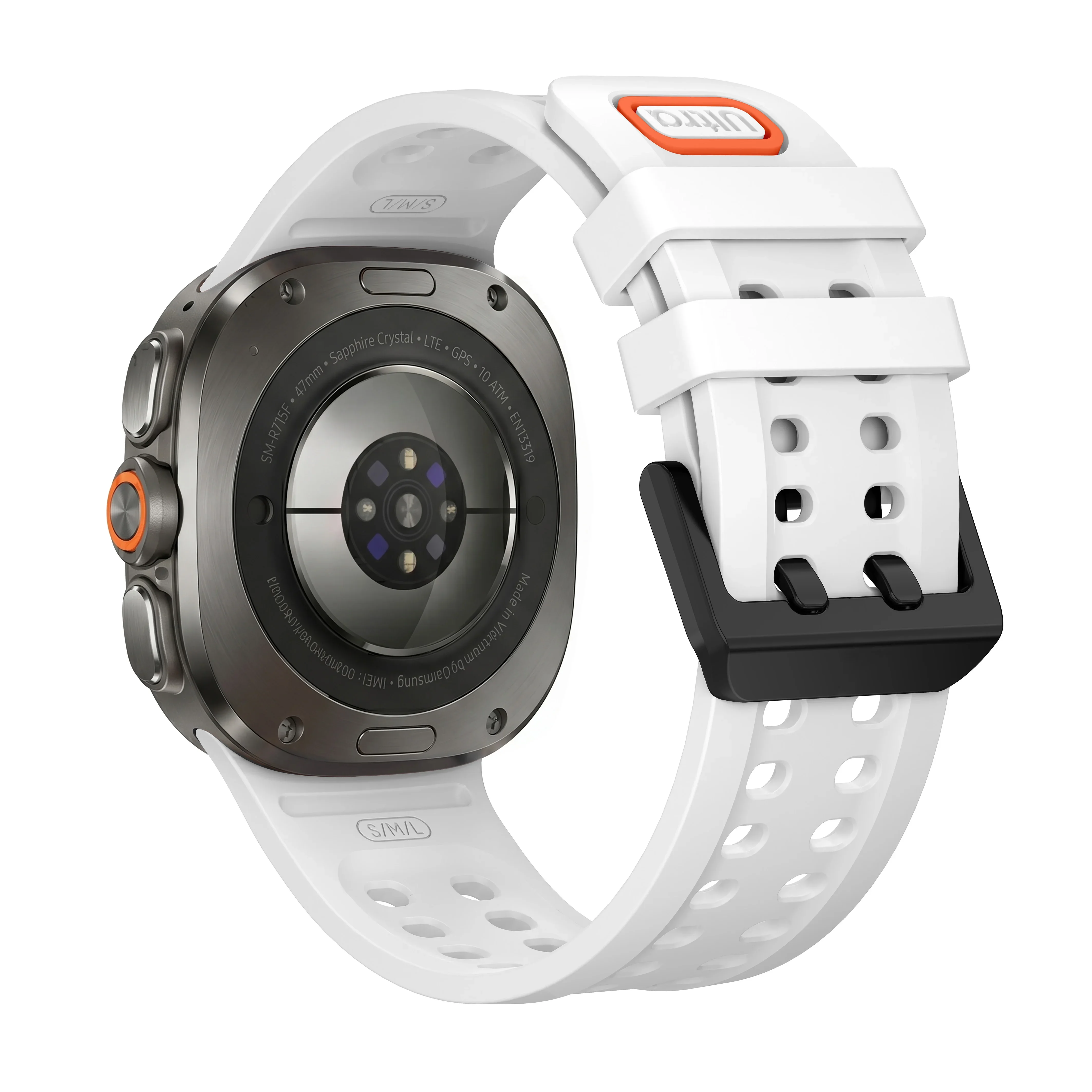 Offizielles 1:1 Silikonarmband für Samsung Galaxy Watch Ultra 2 Komfortables Atmungsaktives Armband für Galaxy Ultra 47mm Zubehör – Detail 2
