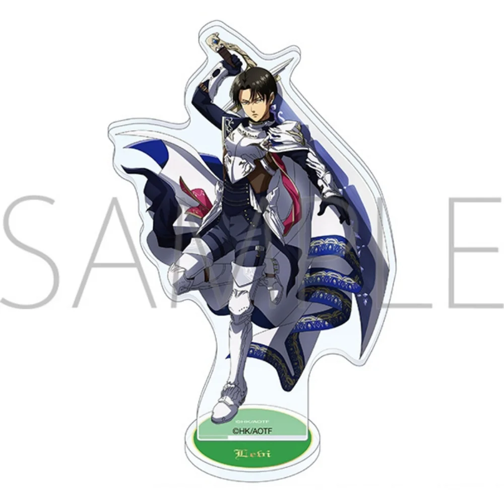 Attack On Titan Acrylic Stand Keychain Eren Yeager Mikasa Ackerman Armin Arlert Levi Ackerman Custom Pattern