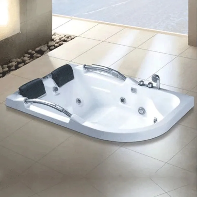 Built-in bathtub, bath, double jacuzzi, bath pool, constant temperature lanterns, bubble tub, skirt light luxury
