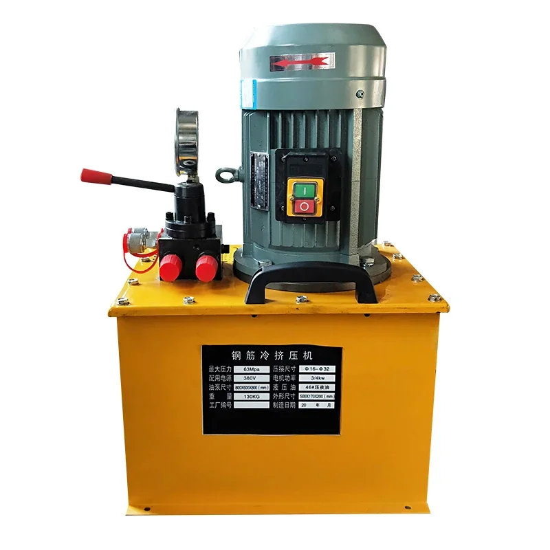 Hydraulic Power Pack 40mm Steel Rebar Cold Extrusion Press Crimping Machine Rebar Cold Extrusion Machine